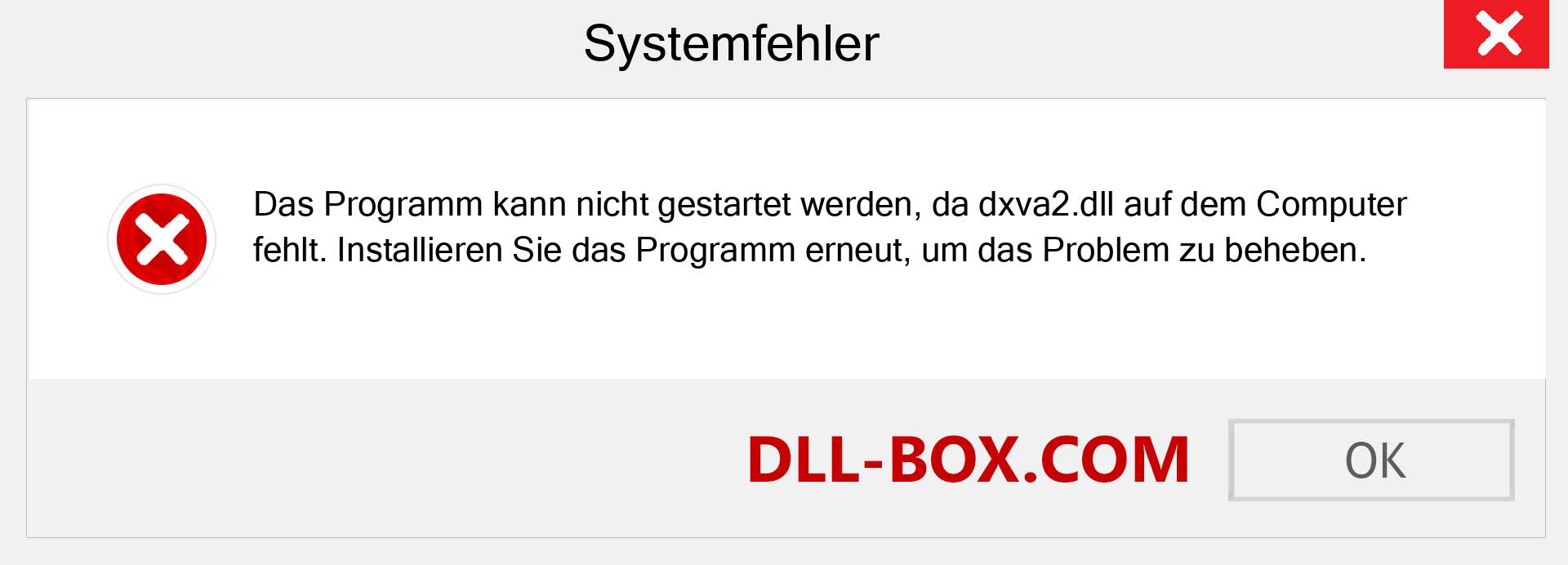 dxva2.dll-Datei fehlt?. Download für Windows 7, 8, 10 - Fix dxva2 dll Missing Error unter Windows, Fotos, Bildern